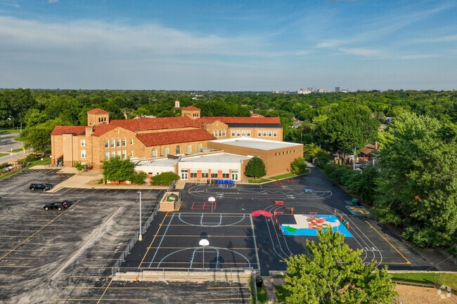 Jackson Park Elementary School serves the students of University City.