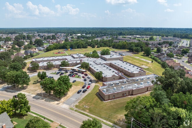 There is plenty of green space at Southwind Elementary in Memphis.