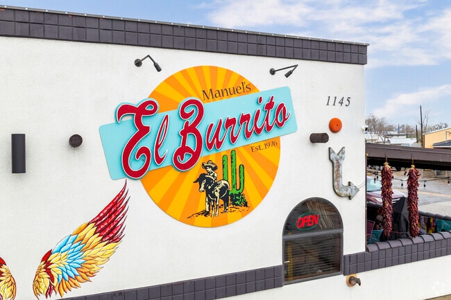 Manuel's El Burrito Restaurant & Cantina is a Mexican spot with colorful decor in Clearfield.
