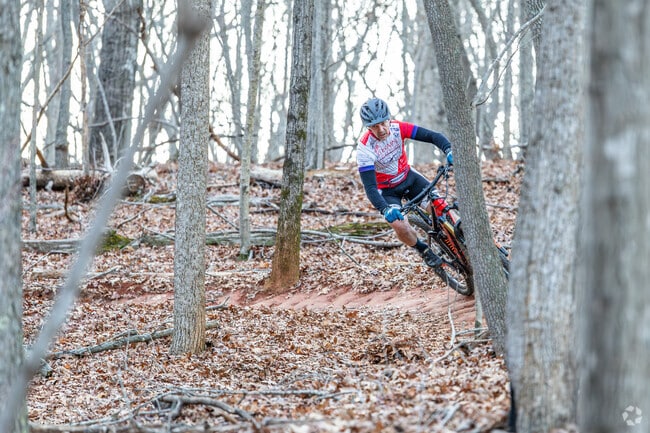 Near Saddlecreek, Country Park offers excellent mountain bike trails.