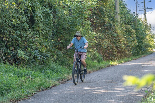 Tekakwitha Woods Forest Preserve is the perfect place for an afternoon bike ride.