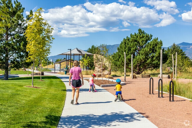 Panorama Park has paved bike paths for all skill levels.