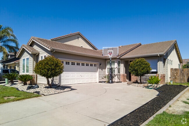 Stucco style homes are found throughout the City of Riverbank.