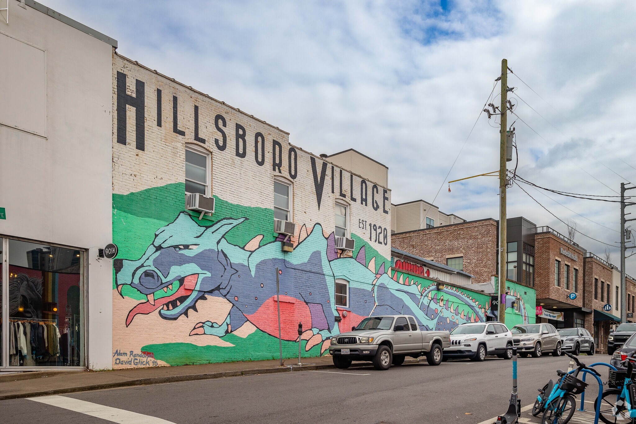 The Hillsboro Village area of Belmont-Hillsboro is known for having many extravagant murals.