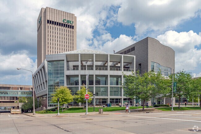Playhouse Square, next to Cleveland State University, is ideal for student housing and outings.