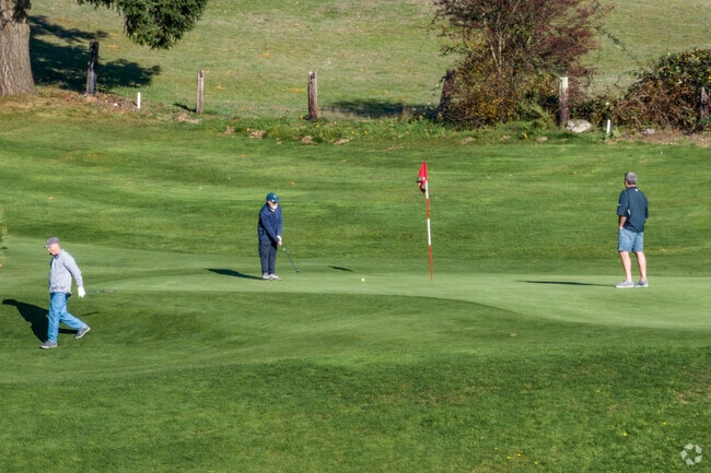 Golfers can spend their day on the 9-hole course at Gig Harbor Golf Club.