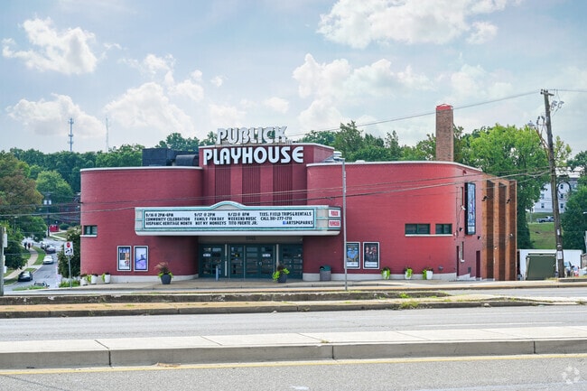 Catch live shows and music performances at The Public Playhouse.