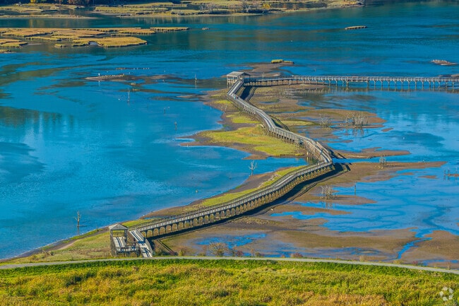 The 4,500-acre Billy Frank Jr. Nisqually Refuge offers miles of scenic, winding trails.