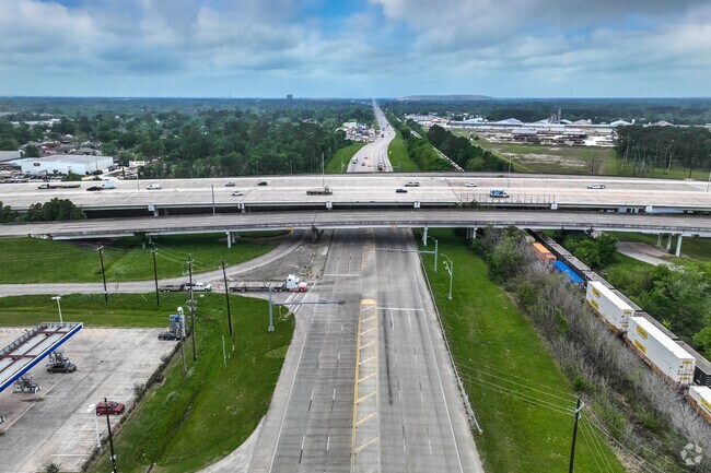 Beaumont Highway borders the southern most border of the Sheldon neighborhood.