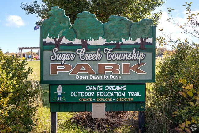 Sugar Creek Park is located in the heart of New Palestine.