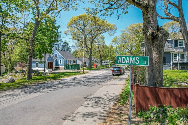 Adams St sign in Oakdale.