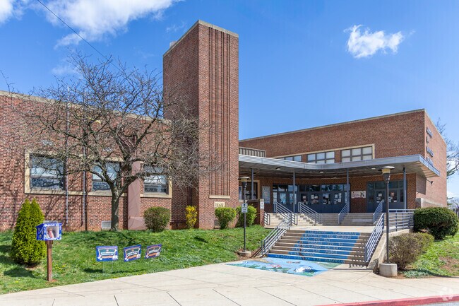 Jacob L. Devers School is the areas main elementary school in the Neighborhood.