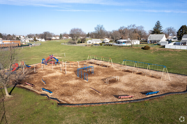 Joseph Ferderbar Elementary School has a playground for recess.