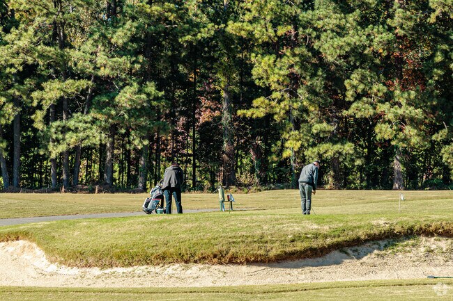 Petersburg residents take advantege of the beautiful course found at Dogwood Trace Golf Course.