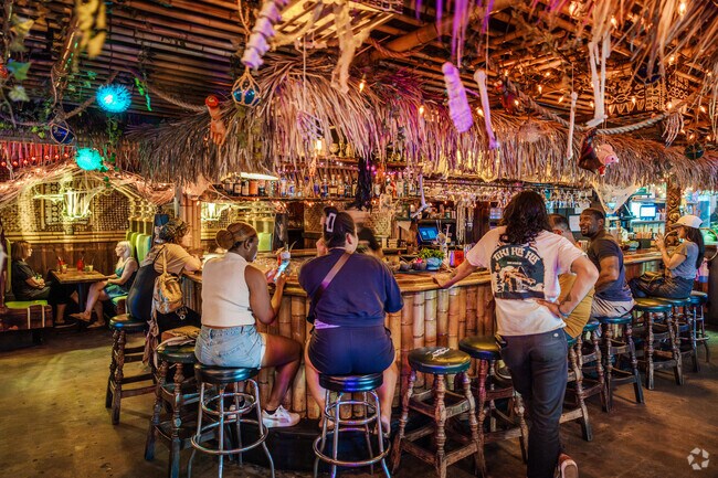 Meet with friends for drinks at The Bamboo Club in Recreation Park.