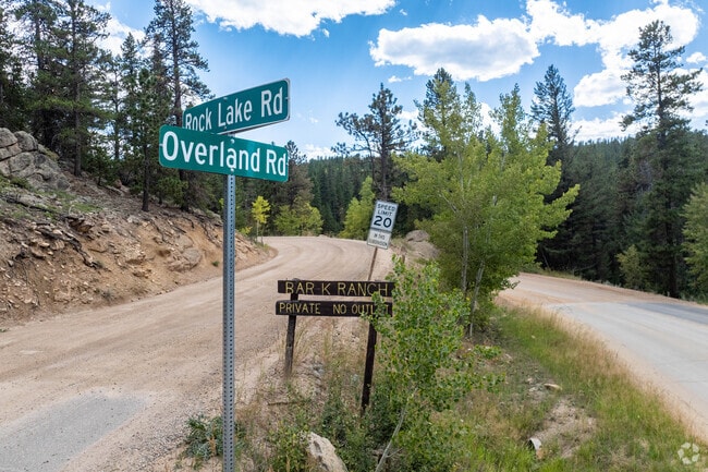 Most of the residential streets in Bar-K Ranch are unpaved, dirt and gravel.