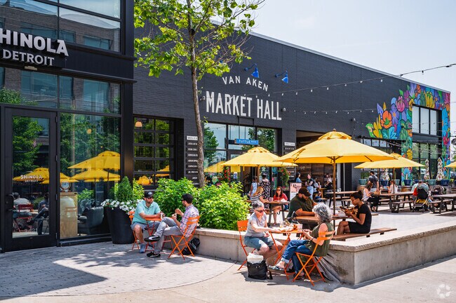 The Van Aken Market Hall is a popular shopping and dining destination near Shaker Heights.