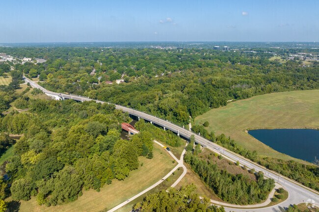 Red Bridge North is filled with green spaces, mid century charm and plenty of shopping areas.