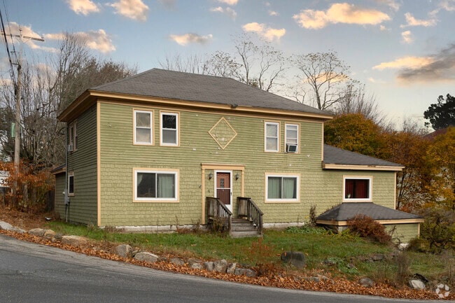This two-story home is typical in Hollis.