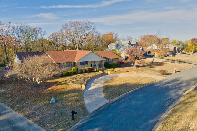 Rows of brick homes are a popular style to be seen in SW Conway.