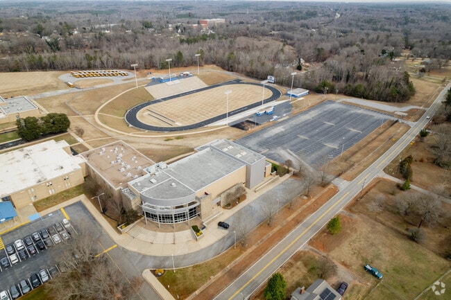 Football field at Broome High School