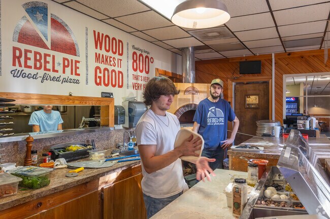 Pizzas at Rebel Pie near Highland Park are made to order and ready in minutes.