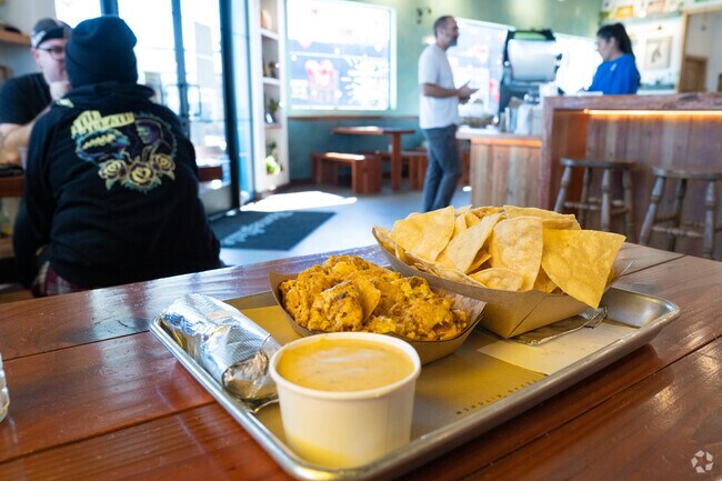 The new Homestate taco restaurant in Fire Mountain is all the rage for breakfast and lunch.