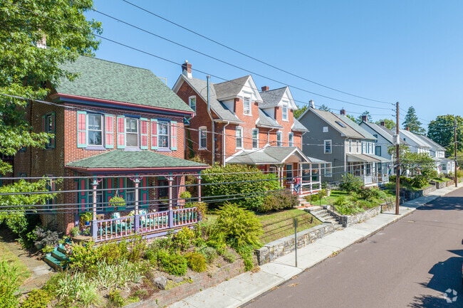 Attached and detached row homes can be found throughout West Rockhill.