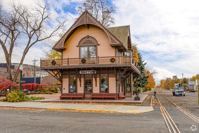 Dayton Historic Depot, now a museum, showcases Columbia County’s rich rail history.