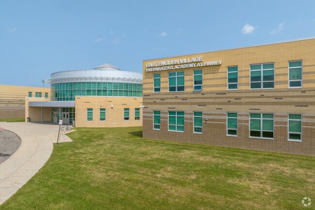 East English Village Preparatory Academy welcomes Cornerstone Village students.