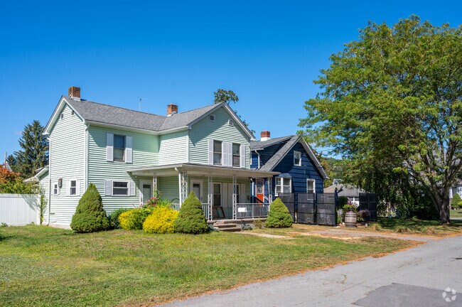 Many older homes in Matamoras feature updated siding and porches, blending historic charm with modern touches.