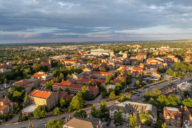 Not too far from University Hill the University of Colorado Boulder.