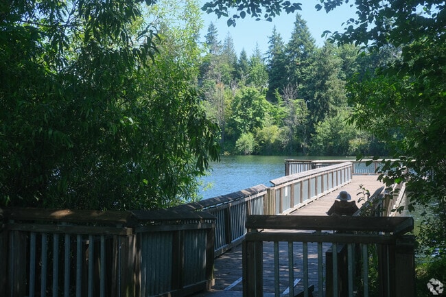 Lake Boren Park is a scenic spot in the Newcastle neighborhood.