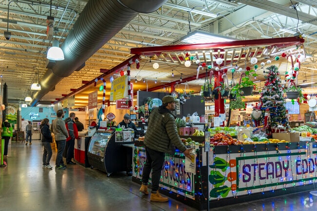 Ballenger Square locals head to the Flint Farmers Market for fresh product.