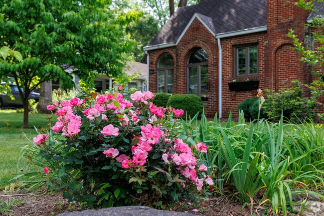 Many Fountaincrest yards have flowers in them.