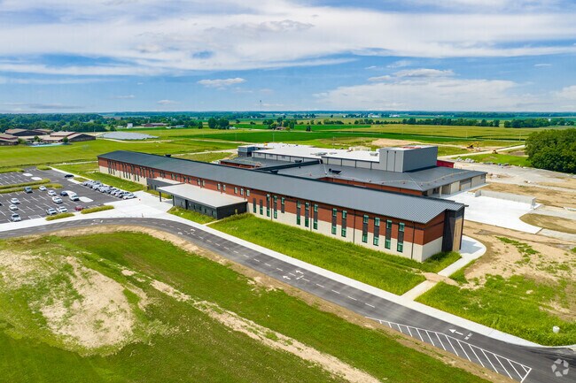 Kenton Middle School and Kenton High School share a campus. They earn a C and B-minus from Niche, respectively.