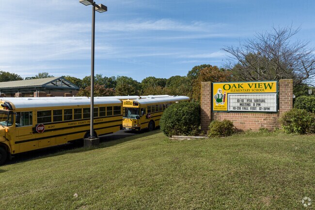 George Mason student start their education at Oak View Elementary School.