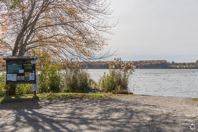 The Stafford Pond Fishing Area is a nice spot with a boat ramp in the Bliss Corner neighborhood.