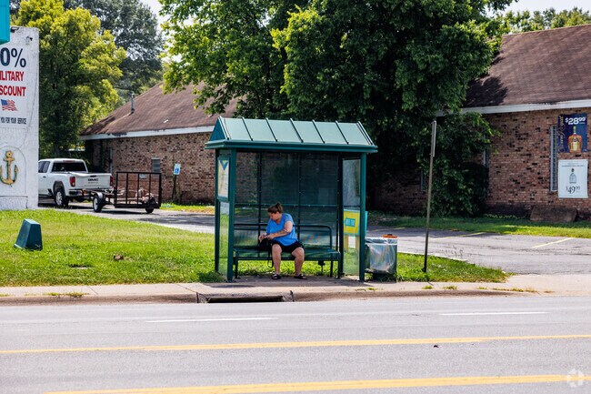 Public transportation serves Amboy with stops along Highway 176.