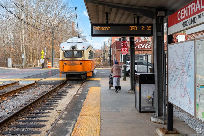Residents can grab the train at Central Ave MBTA Stop in Milton.