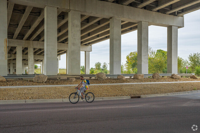 Residents can enjoy bicycling around town in Dotson Park and Mankato.