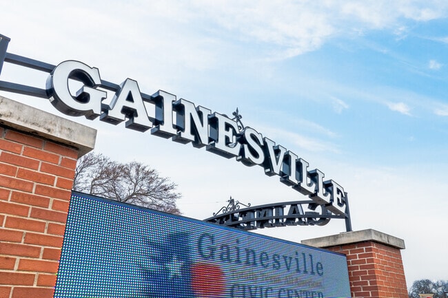 Gainesville is a patriotic little town with historic architecture and natural beauty.