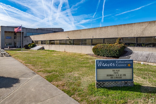 Weaver Academy serves over 300 students in Greensboro.