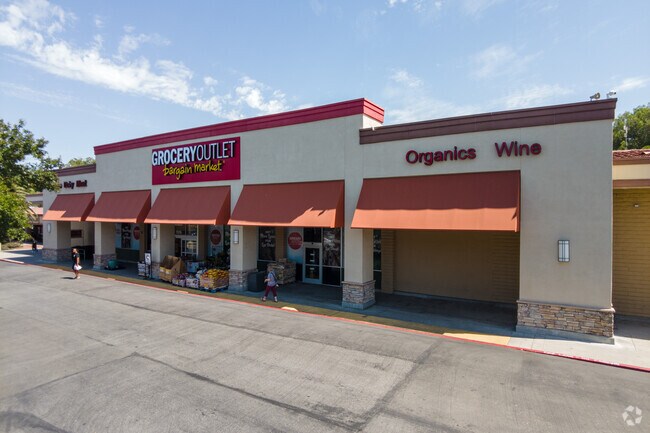 Grocery Outlet in Santa Teresa Village offers deep discounts just steps from homes in Chantillery.