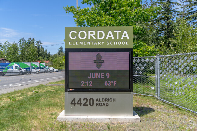 Cordata Elementary School signage