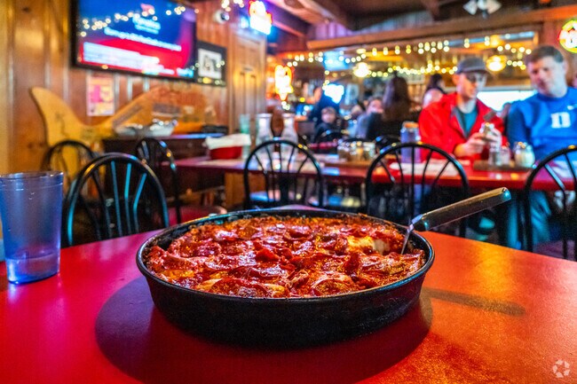 Be sure to swing by Pequod's Pizza in Morton Grove for a caramelized crust deep dish pizza.