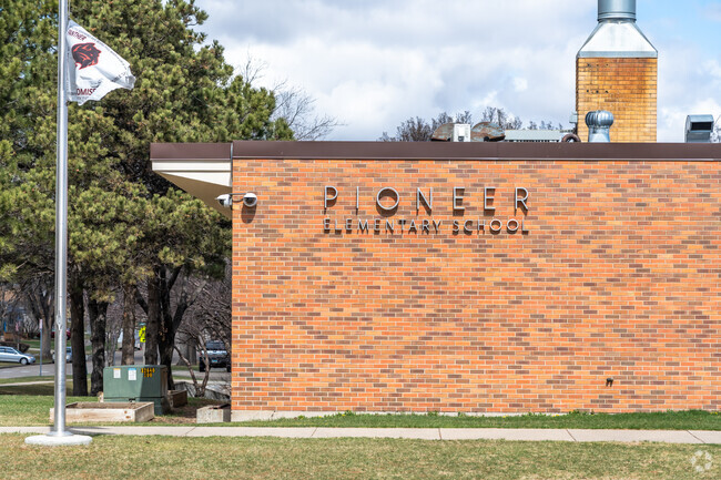 Pioneer Elementary School has an overall B- rating on Niche.