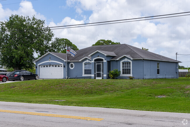 You can find some older contemporary homes in Palm Trails.