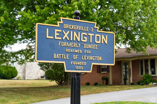 Lexington, Pennsylvania was named after the Battle of Lexington.