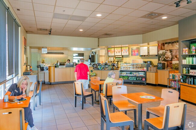 Pick up your favorite caffeinated beverage at Starbucks in Bonnyview.